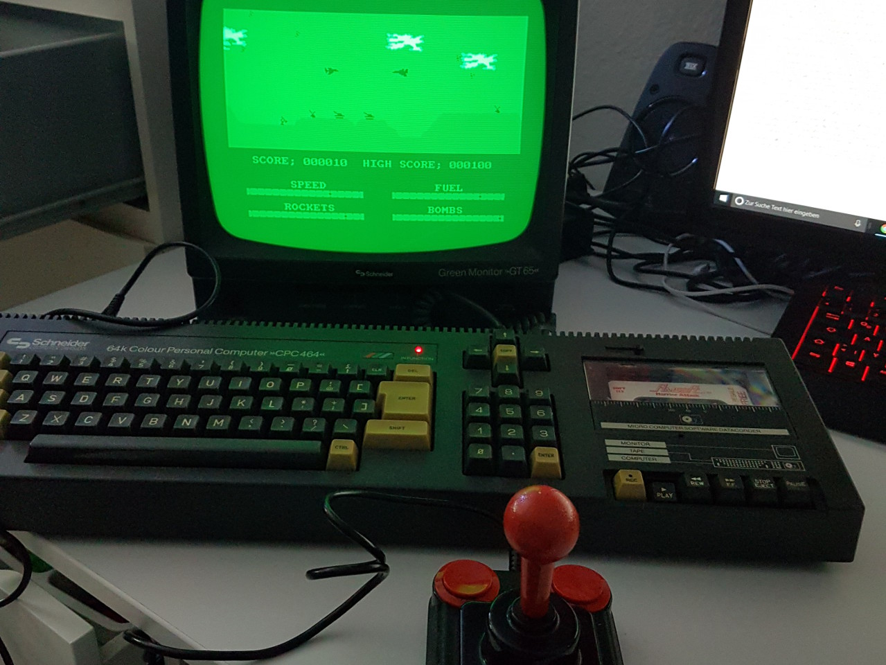 Schneider CPC 464 and Green Monitor