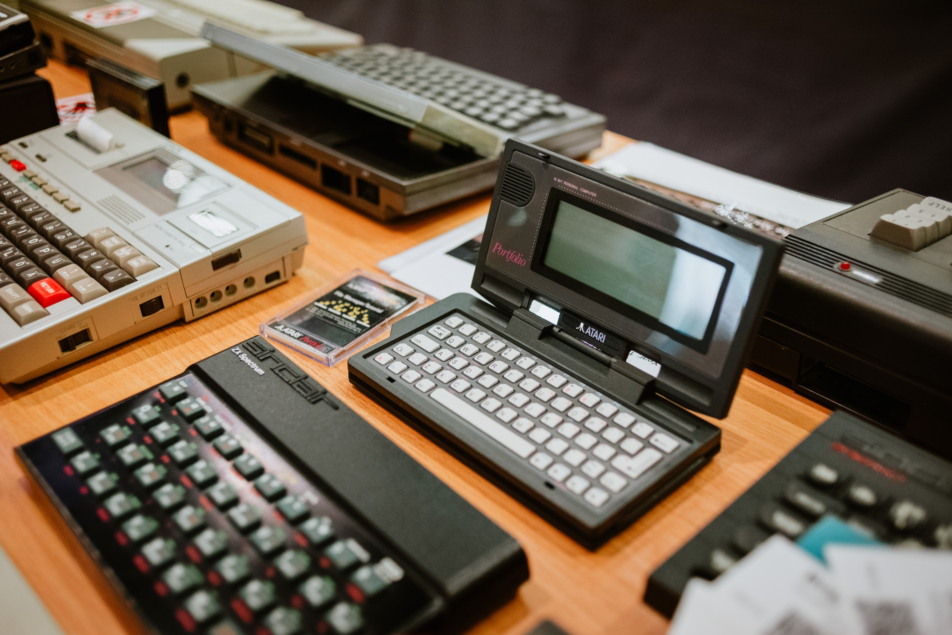 The Atari Portfolio (world's first palmtop computer)