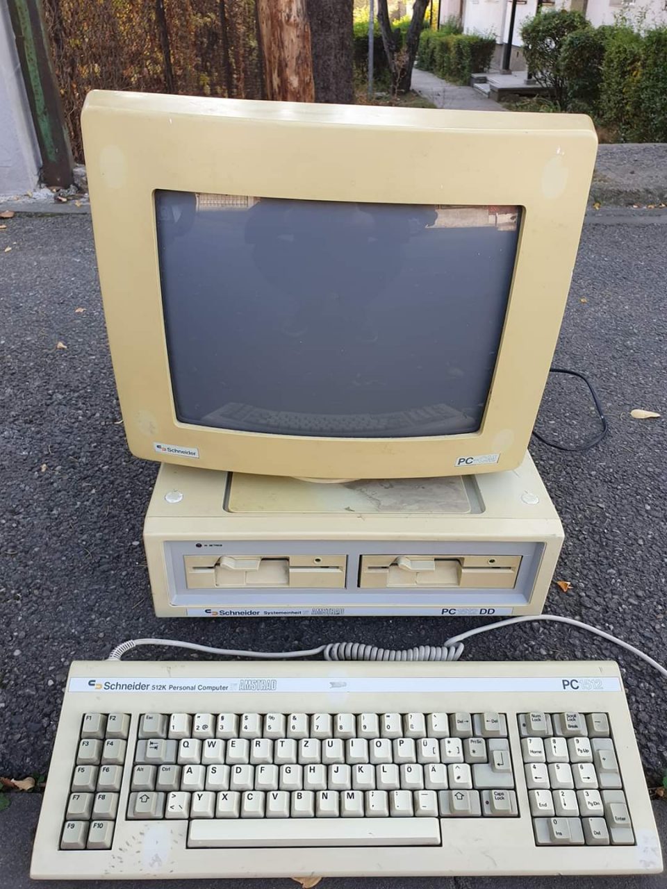 ORDINATEUR VINTAGE AMSTRAD PC 1512 DD 512 K rétro computering EUR 80,00 - FR